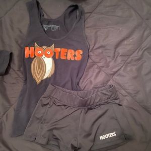 Black hooter girl employee uniform